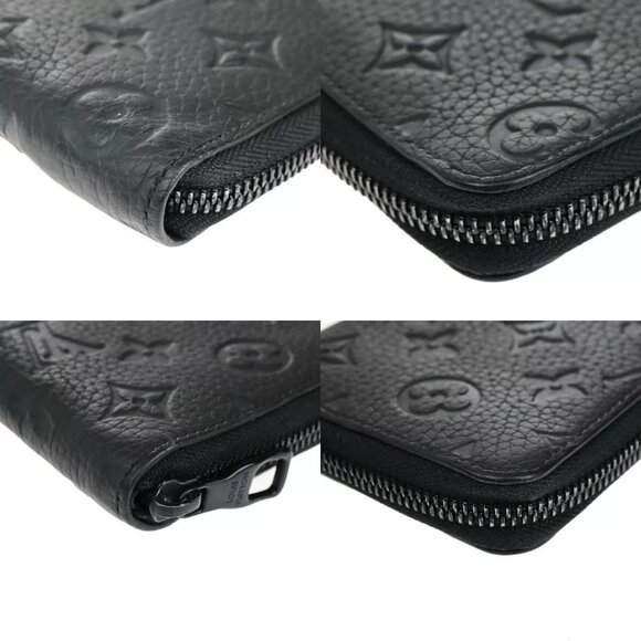 LOUIS VUITTON Zippy Wallet Vertical Wallet Monogram Taurillon BK - Picture 12 of 14